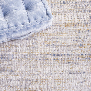 Safavieh Palma Geometric Area Rug Power Loomed Polypropylene Low Pile Bedroom Accent Beige / Light Blue 2'-2" x 3'-9" PAM356B-2