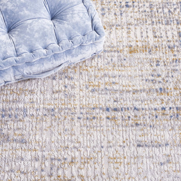 Safavieh Palma Geometric Area Rug Power Loomed Polypropylene Low Pile Bedroom Accent Beige / Light Blue 2'-2" x 3'-9" PAM356B-2