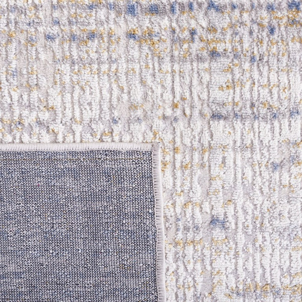 Safavieh Palma Geometric Area Rug Power Loomed Polypropylene Low Pile Bedroom Accent Beige / Light Blue 2'-2" x 3'-9" PAM356B-2