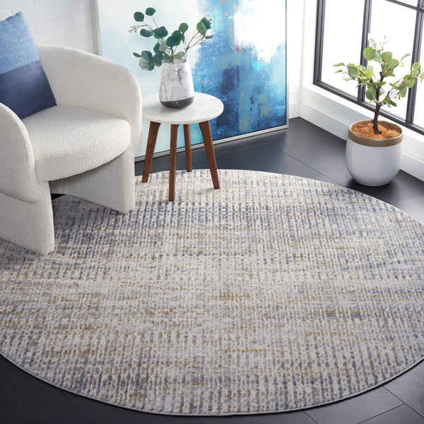Safavieh Palma Elegant Area Rug - Timeless Abstract Design, Durable Comfort & Easy Maintenance For Any Space Beige ,Light Blue 75% Polypropylene 25% Polyester Pam356b-6