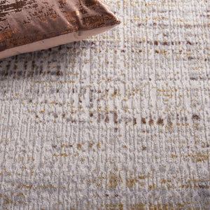 Safavieh Palma Geometric Area Rug Power Loomed Polypropylene Low Pile Bedroom Accent Beige / Brown 2'-2" x 3'-9" PAM356C-2