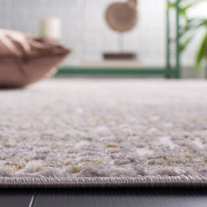 Safavieh Palma Geometric Area Rug Power Loomed Polypropylene Low Pile Bedroom Accent Beige / Brown 2'-2" x 3'-9" PAM356C-2