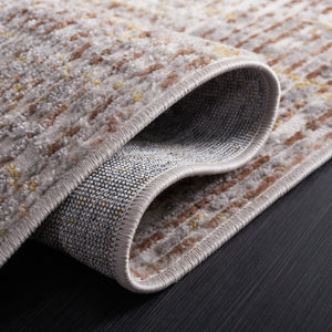 Safavieh Palma Geometric Area Rug Power Loomed Polypropylene Low Pile Bedroom Accent Beige / Brown 2'-2" x 3'-9" PAM356C-2