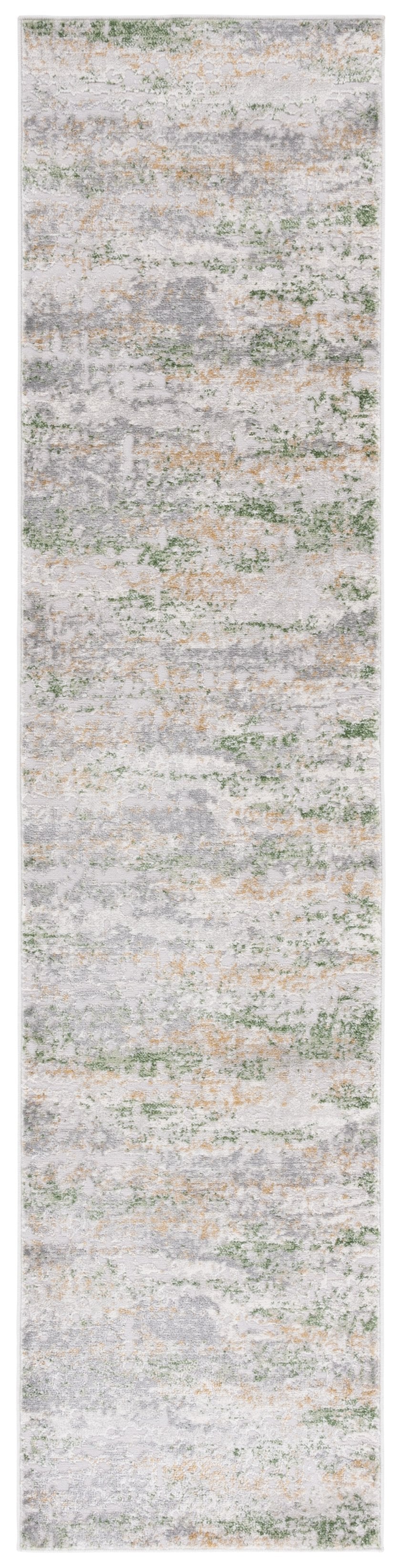 Safavieh Palma Elegant Abstract Area Rug - Durable Power-loomed Design In Soft Grey And Green Hues For Home Grey ,Green 75% Polypropylene 25% Polyester Pam358f-6