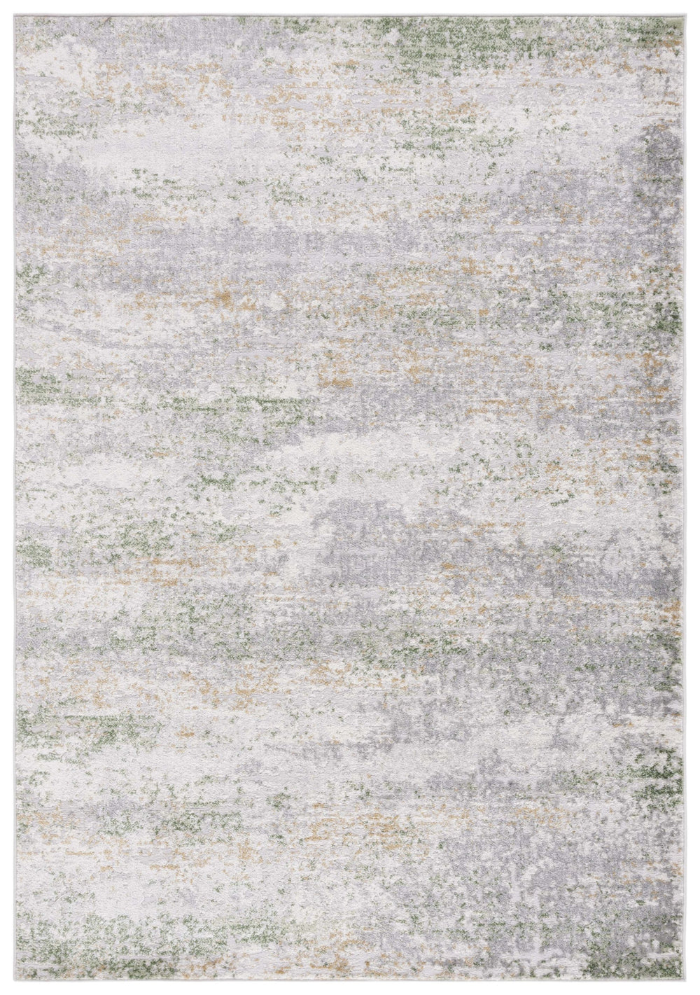 Safavieh Palma Elegant Abstract Area Rug - Durable Power-loomed Design In Soft Grey And Green Hues For Home Grey ,Green 75% Polypropylene 25% Polyester Pam358f-6