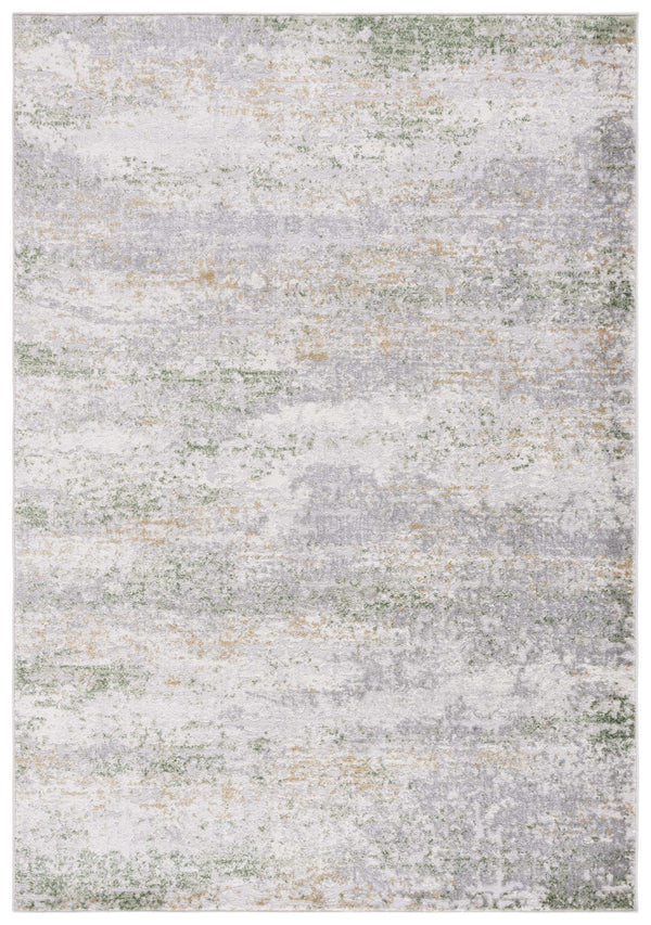 Safavieh Palma Elegant Abstract Area Rug - Durable Power-loomed Design In Soft Grey And Green Hues For Home Grey ,Green 75% Polypropylene 25% Polyester Pam358f-6