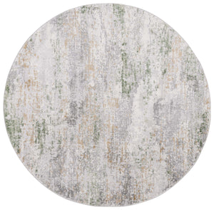 Safavieh Palma Elegant Abstract Area Rug - Durable Power-loomed Design In Soft Grey And Green Hues For Home Grey ,Green 75% Polypropylene 25% Polyester Pam358f-6