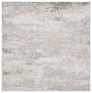 Safavieh Palma Elegant Abstract Area Rug - Durable Power-loomed Design In Soft Grey And Green Hues For Home Grey ,Green 75% Polypropylene 25% Polyester Pam358f-6