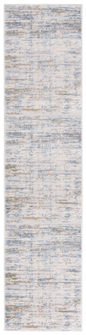 Safavieh Palma Exquisite Runner Area Rug - Timeless Elegance & Abstract Design For Modern Interiors Grey ,Blue 75% Polypropylene 25% Polyester Pam360f-2