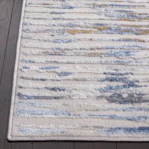 Safavieh Palma 360 Power Loomed  Rug Grey / Blue PAM360F-9