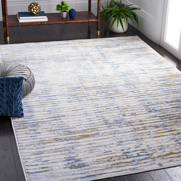 Safavieh Palma 360 Power Loomed  Rug Grey / Blue PAM360F-9