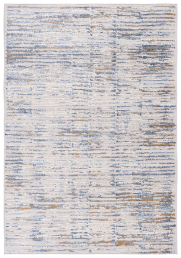 Safavieh Palma Exquisite Runner Area Rug - Timeless Elegance & Abstract Design For Modern Interiors Grey ,Blue 75% Polypropylene 25% Polyester Pam360f-2