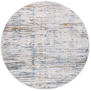 Safavieh Palma Exquisite Runner Area Rug - Timeless Elegance & Abstract Design For Modern Interiors Grey ,Blue 75% Polypropylene 25% Polyester Pam360f-2