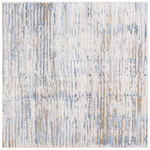 Safavieh Palma Exquisite Runner Area Rug - Timeless Elegance & Abstract Design For Modern Interiors Grey ,Blue 75% Polypropylene 25% Polyester Pam360f-2