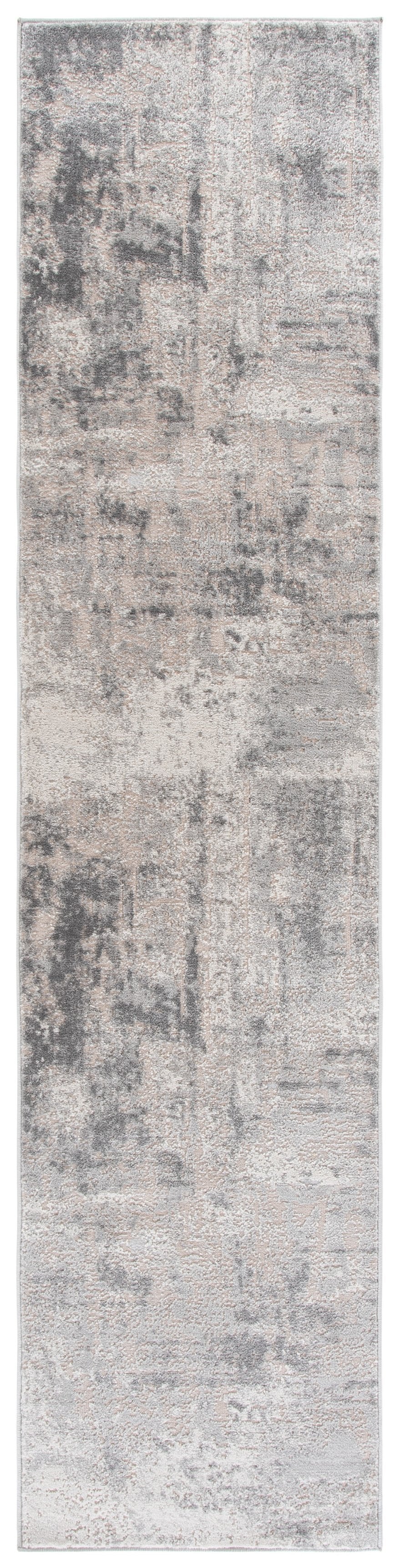 Safavieh Palma Low-Profile Grey Area Rug — Power-Loomed Turkish Construction, Durable Soft Polyblend Surface 8'-0" x 10'-0" PAM364F-8