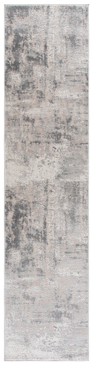 Safavieh Palma Low-Profile Grey Area Rug — Power-Loomed Turkish Construction, Durable Soft Polyblend Surface 8'-0" x 10'-0" PAM364F-8