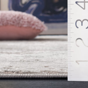 Safavieh Palma Low-Profile Grey Area Rug — Power-Loomed Turkish Construction, Durable Soft Polyblend Surface 8'-0" x 10'-0" PAM364F-8