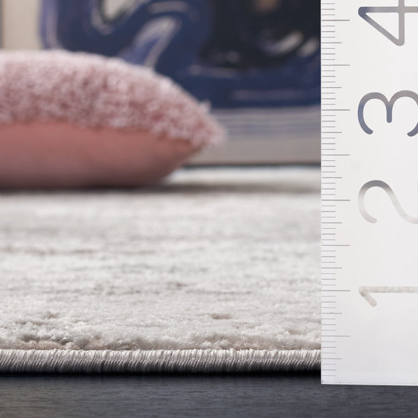 Safavieh Palma Low-Profile Grey Area Rug — Power-Loomed Turkish Construction, Durable Soft Polyblend Surface 8'-0" x 10'-0" PAM364F-8