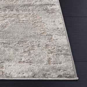 Safavieh Palma Low-Profile Grey Area Rug — Power-Loomed Turkish Construction, Durable Soft Polyblend Surface 8'-0" x 10'-0" PAM364F-8