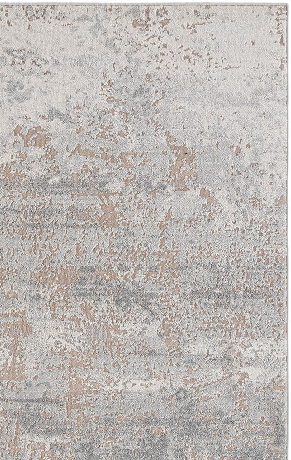 Safavieh Palma Modern Grey Area Rug Power-Loomed Low Pile Durable Polypropylene Blend Square Rug 6'-7" x 6'-7" PAM364F-7SQ