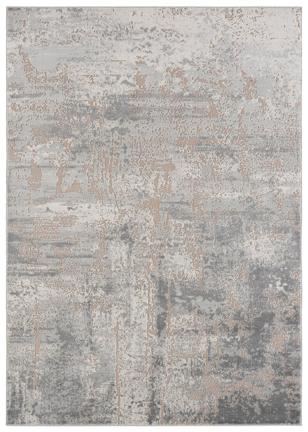 Safavieh Palma Low-Profile Grey Area Rug — Power-Loomed Turkish Construction, Durable Soft Polyblend Surface 8'-0" x 10'-0" PAM364F-8
