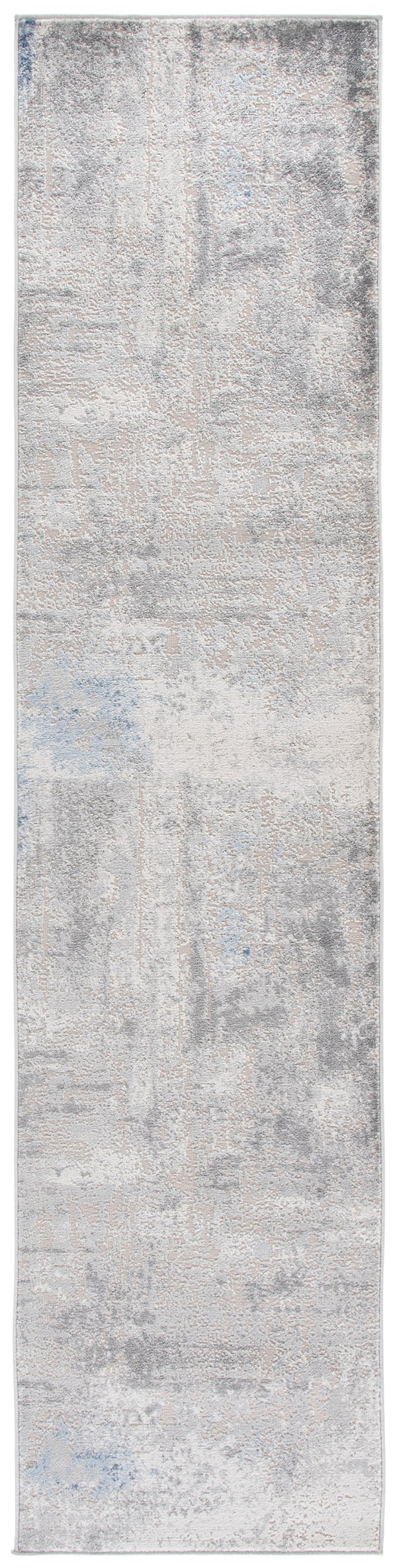 Safavieh Palma Contemporary Round Area Rug In Grey Teal – Low Pile, Power-Loomed Durability, Turkish Craftsmanship 6'-7" x 6'-7" PAM364G-7R