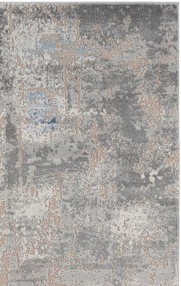 Safavieh Palma Modern Runner Rug In Grey And Teal Tones — Low-Profile, Durable Power-Loomed Design For Hallways 2'-2" x 9'-0" PAM364G-29