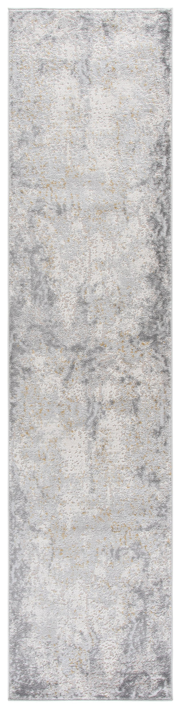 Safavieh Palma Round Grey Area Rug — Modern Low-Pile, Durable Power-Loomed Poly Blend For Easy Care And Style 6'-7" x 6'-7" PAM366F-7R