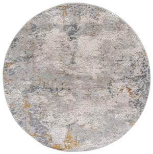 Safavieh Palma Contemporary Grey Runner With Subtle Gold Accents — Low-Profile, Durable Power-Loomed Style 2'-2" x 9'-0" PAM366G-29