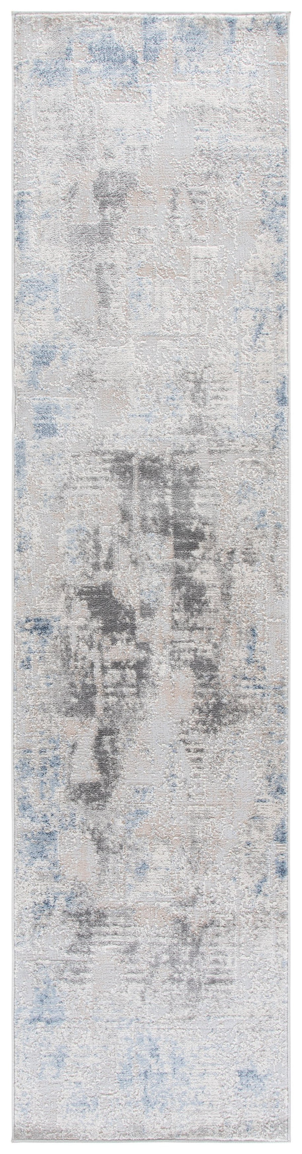 Safavieh Palma Grey And Teal Area Rug — Low-Profile Power-Loomed Turkish Construction, Durable, Stain-Resistant 5'-3" x 7'-6" PAM368G-5