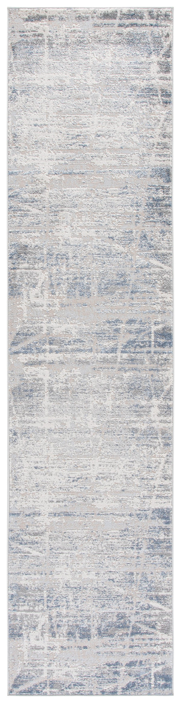 Safavieh Palma Modern Grey Teal Square Rug — Low Pile, Power-Loomed Turkish Construction For Easy Care 6'-7" x 6'-7" PAM370G-7SQ