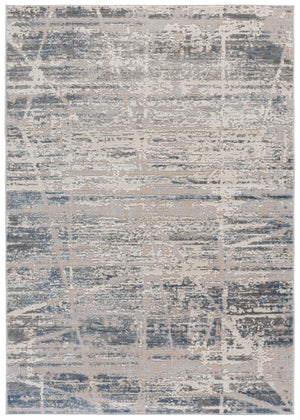 Safavieh Palma Modern Grey Teal Area Rug — Power-Loomed Turkish Design, Low 3/8" Pile, Durable Comfort 5'-3" x 7'-6" PAM370G-5