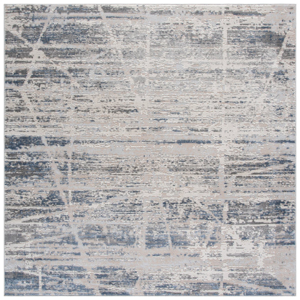 Safavieh Palma Modern Grey Teal Area Rug — Power-Loomed Turkish Design, Low 3/8" Pile, Durable Comfort 5'-3" x 7'-6" PAM370G-5