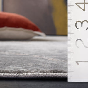 Safavieh Palma Modern Grey Area Rug — Low-Profile, Power-Loomed In Turkey For Durable, Stylish Everyday Comfort 5'-3" x 7'-6" PAM372F-5