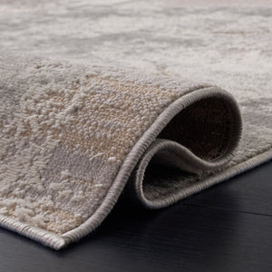 Safavieh Palma Modern Grey Area Rug — Low-Profile, Power-Loomed In Turkey For Durable, Stylish Everyday Comfort 5'-3" x 7'-6" PAM372F-5