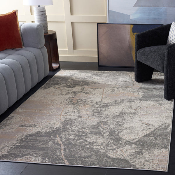 Safavieh Palma Contemporary Grey Runner Rug — Low-Profile, Power-Loomed Durability For High-Traffic Hallways 2'-2" x 9'-0" PAM372F-29