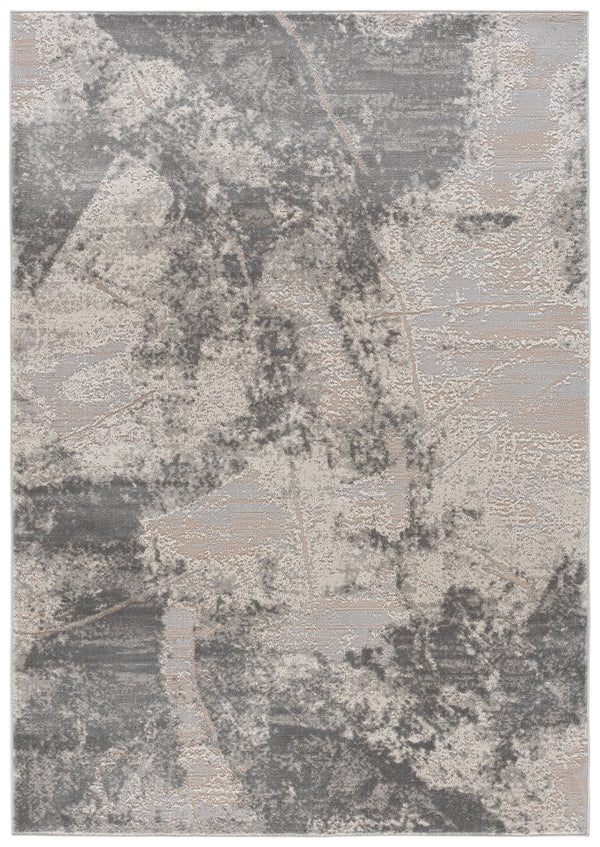 Safavieh Palma Modern Grey Area Rug — Low-Profile, Power-Loomed In Turkey For Durable, Stylish Everyday Comfort 5'-3" x 7'-6" PAM372F-5