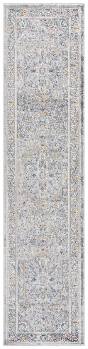 Safavieh Palma Modern Grey Runner Rug — Low‑Profile Durable Power‑Loomed Design For Hallways & Entryways 2'-2" x 9'-0" PAM376F-29