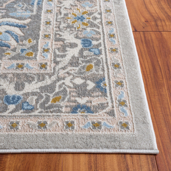 Safavieh Palma Modern Grey Runner Rug — Low‑Profile Durable Power‑Loomed Design For Hallways & Entryways 2'-2" x 9'-0" PAM376F-29