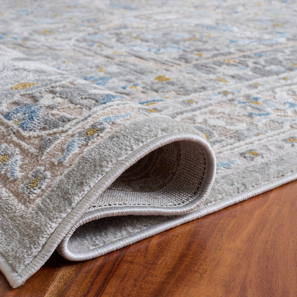 Safavieh Palma Modern Grey Runner Rug — Low‑Profile Durable Power‑Loomed Design For Hallways & Entryways 2'-2" x 9'-0" PAM376F-29