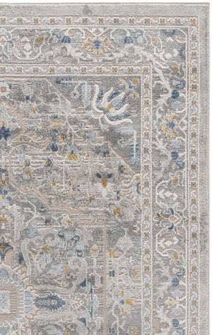 Safavieh Palma Modern Grey Runner Rug — Low‑Profile Durable Power‑Loomed Design For Hallways & Entryways 2'-2" x 9'-0" PAM376F-29