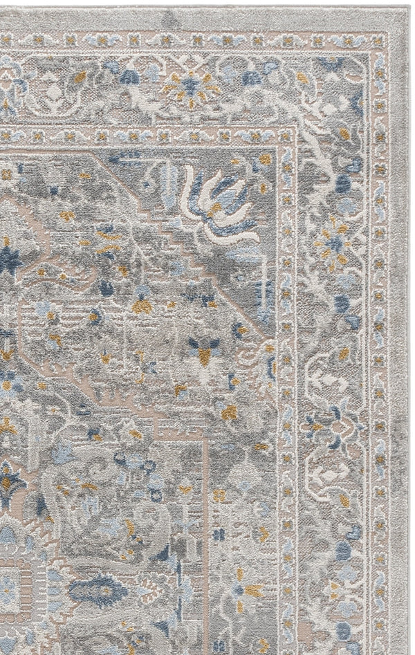 Safavieh Palma Modern Grey Runner Rug — Low‑Profile Durable Power‑Loomed Design For Hallways & Entryways 2'-2" x 9'-0" PAM376F-29