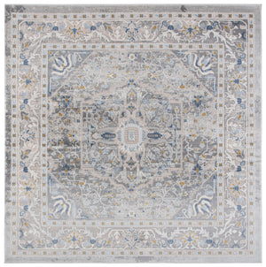 Safavieh Palma Modern Grey Runner Rug — Low‑Profile Durable Power‑Loomed Design For Hallways & Entryways 2'-2" x 9'-0" PAM376F-29