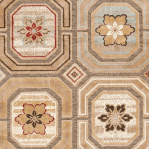 Safavieh Paradise Exquisite Area Rug With Timeless Geometric Motifs For A Luxurious Touch In Any Space Dark Brown ,Multi 75% Viscose,18% Polyester,7% Cotton Par158-330-3