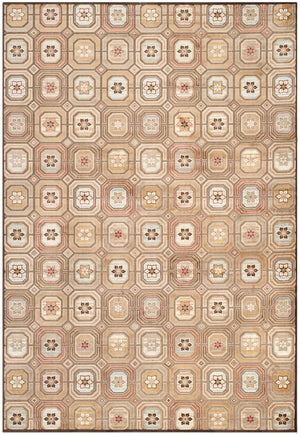 Safavieh Paradise Exquisite Area Rug With Timeless Geometric Motifs For A Luxurious Touch In Any Space Dark Brown ,Multi 75% Viscose,18% Polyester,7% Cotton Par158-330-3