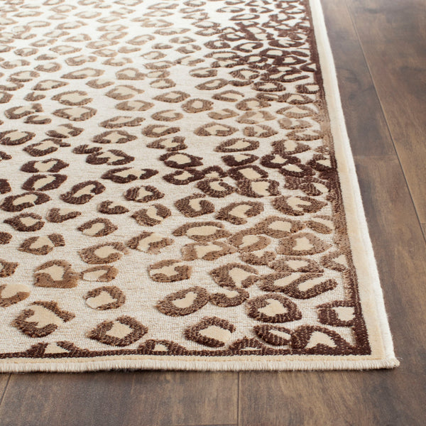 Safavieh Paradise Small Rectangle Area Rug - 4' X 5'7" Beige & Brown, Luxurious, Durable, & Stylish Beige ,Brown 75% Viscose,18% Polyester,7% Cotton Par84-303-4