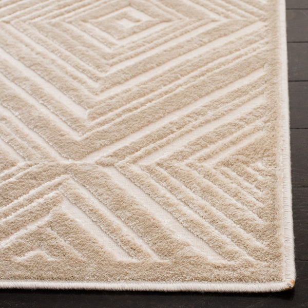 Safavieh Paradise Luxurious Viscose Area Rug With Geometric Design – Elevate Your Home's Elegance Today! Beige Viscose Pile Par948c-4