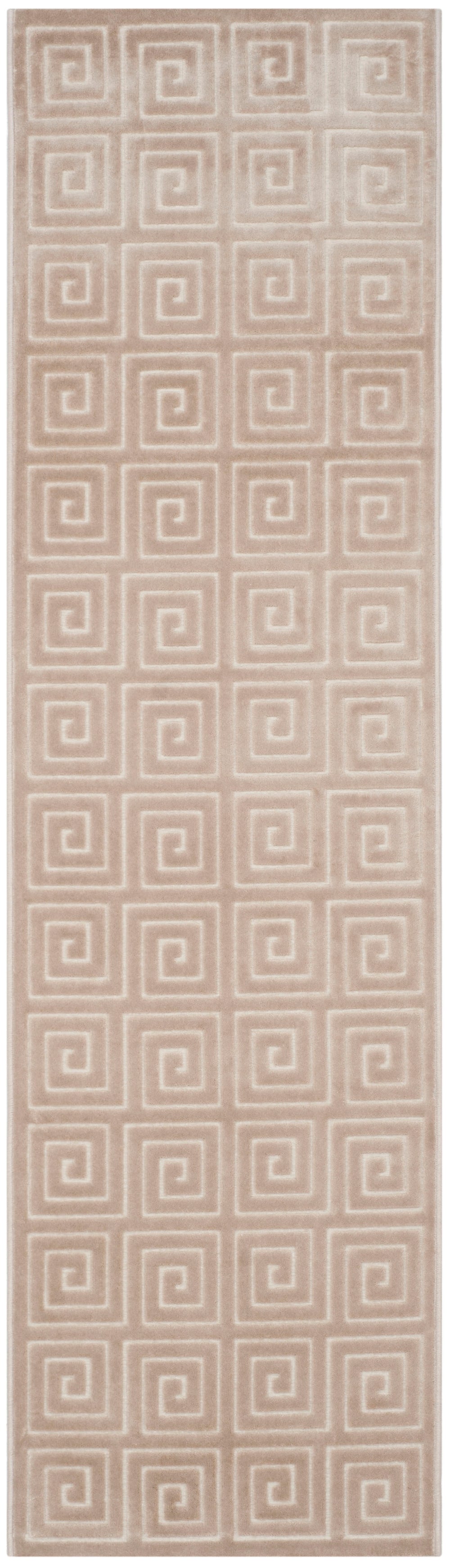 Safavieh Paradise Greek Key Power Loomed  Rug IIX Creme / Creme PARB637D-27
