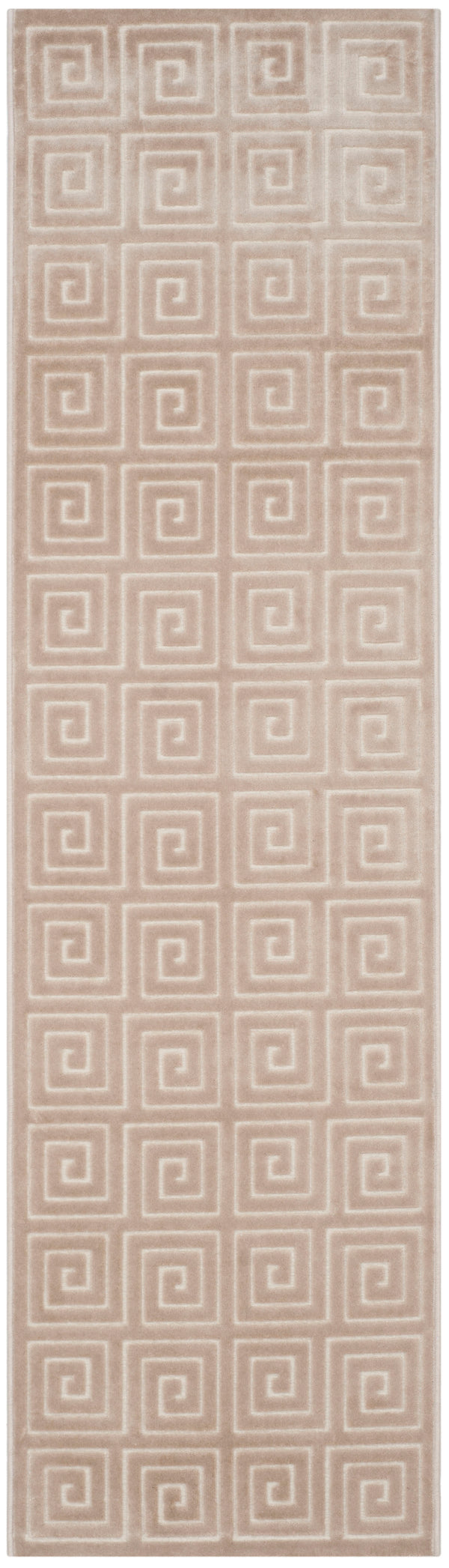 Safavieh Paradise Greek Key Power Loomed  Rug IIX Creme / Creme PARB637D-27