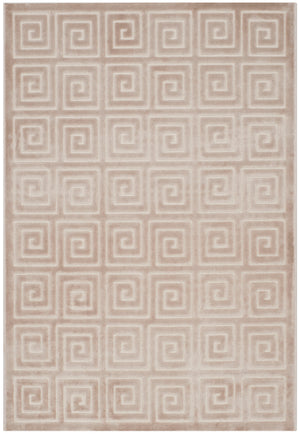 Safavieh Paradise Greek Key Power Loomed  Rug IIX Creme / Creme PARB637D-3
